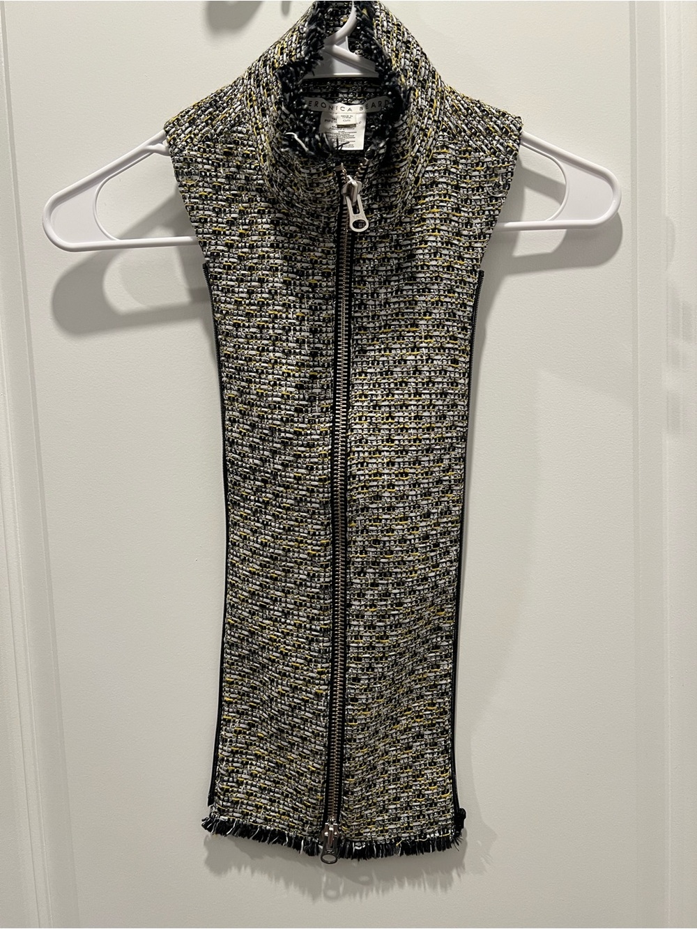Veronica Beard Tweed Dickey Zip-In Insert